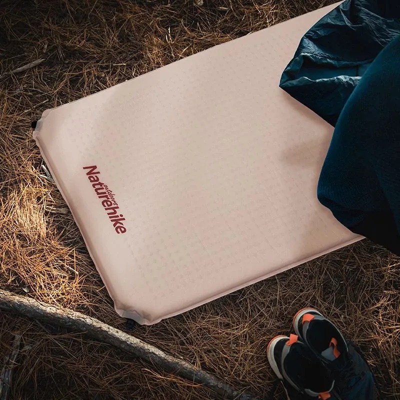 Коврик самонадувной Naturehike NH20DZ002 одноместный 200х75х3 см Бежевый (1047-6927595767603)