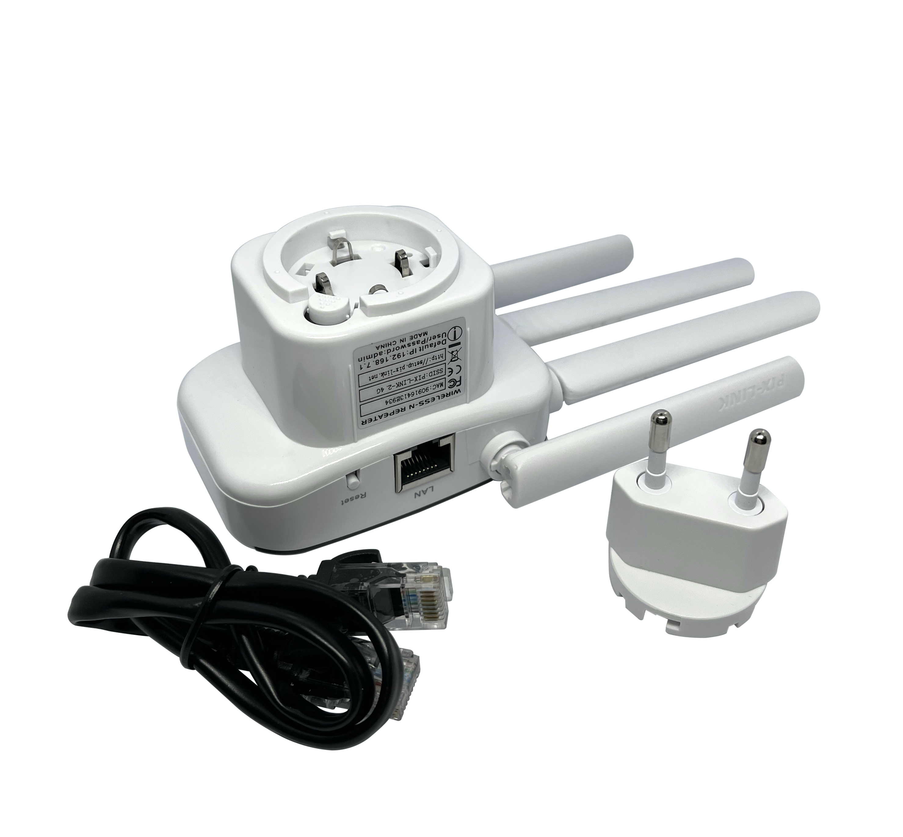 Ретранслятор XON ReLink X300R2 300 Мбит/с 2.4ГГц Белый (UNRWSW020403W 7690)