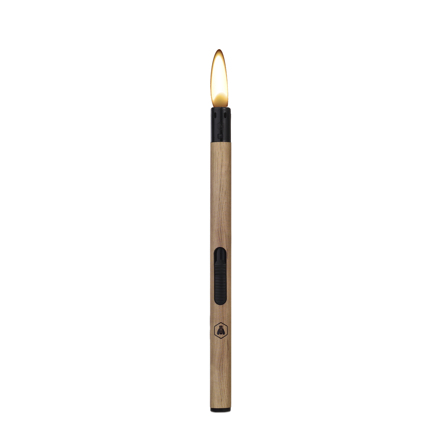 Зажигалка газовая пьезо 21 см Laguiole Plastic Gastorch Wood Stick Коричневый (40411800)