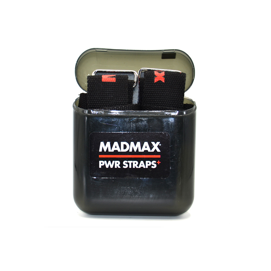 Ламки для тяги MadMax MFA-332 PWR Straps+ Black/Grey/Red