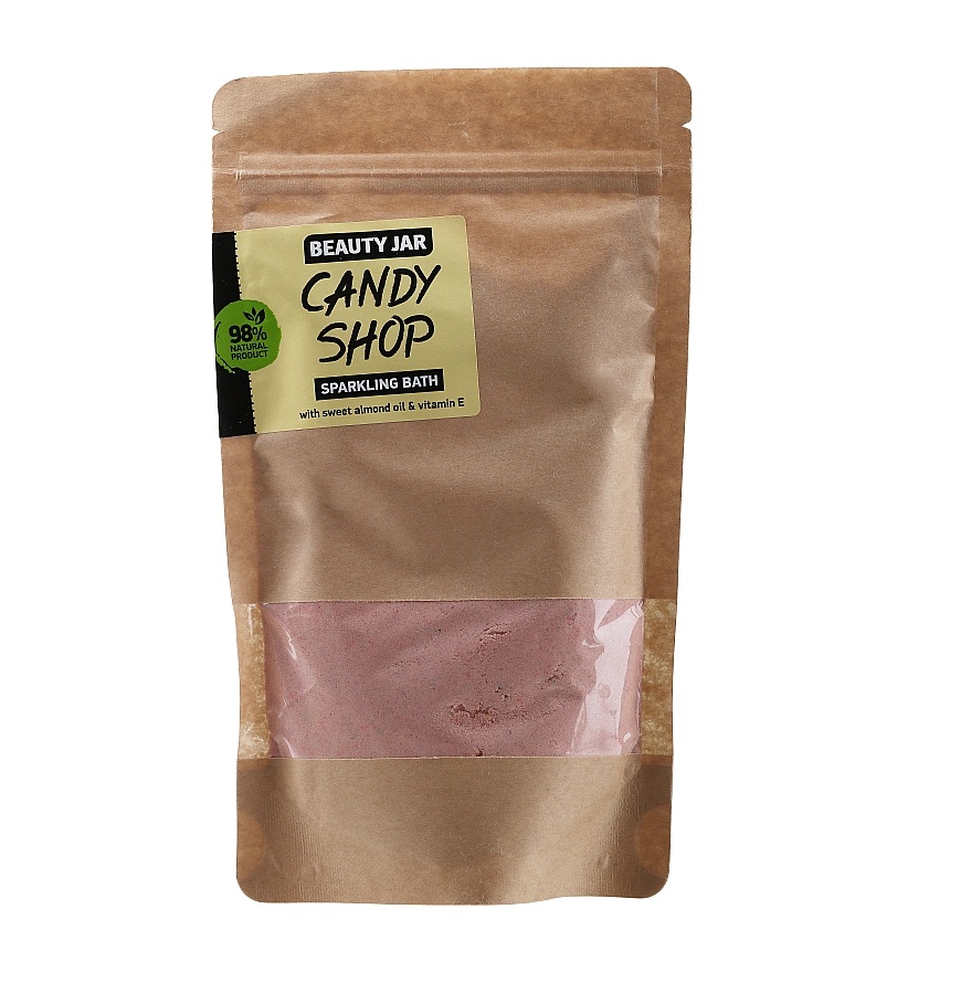 Шипучая ванночка с маслом сладкого миндаля и витамином Е Candy Shop Beauty Jar 250 г