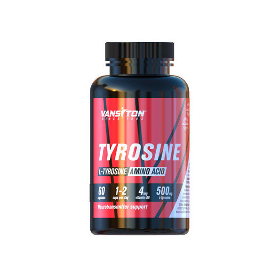 Тирозин для спорта Vansiton Tyrosine 500 mg 60 Caps