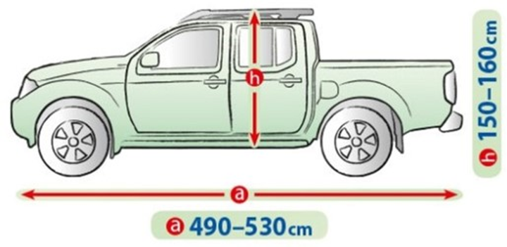 Чехол-тент для автомобиля TOYOTA TACOMA Kegel-Blazusiak Mobile Garage XL Pick Up без кунга Серый (5-4129-248-3020)