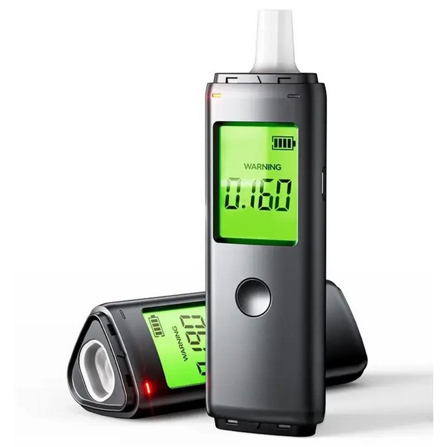 Алкотестер профессиональный с мундштуком AlcoCheck Elite