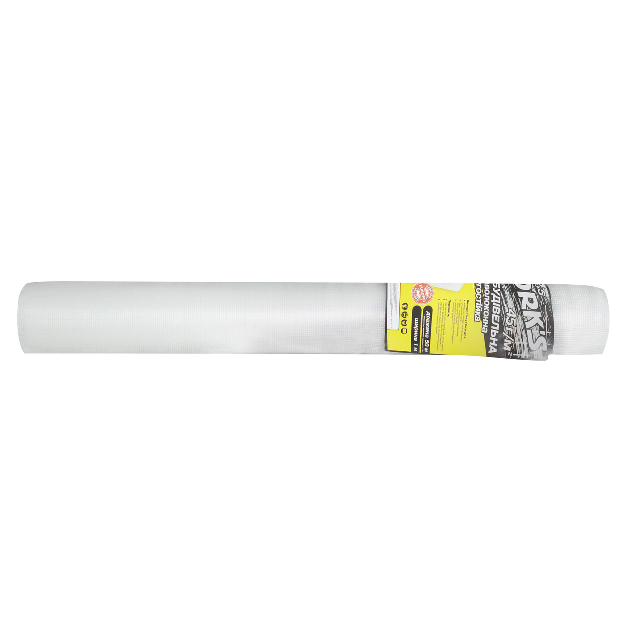 Стекловолоконная сетка Work's 1 х 50 м White 45 г/м кв