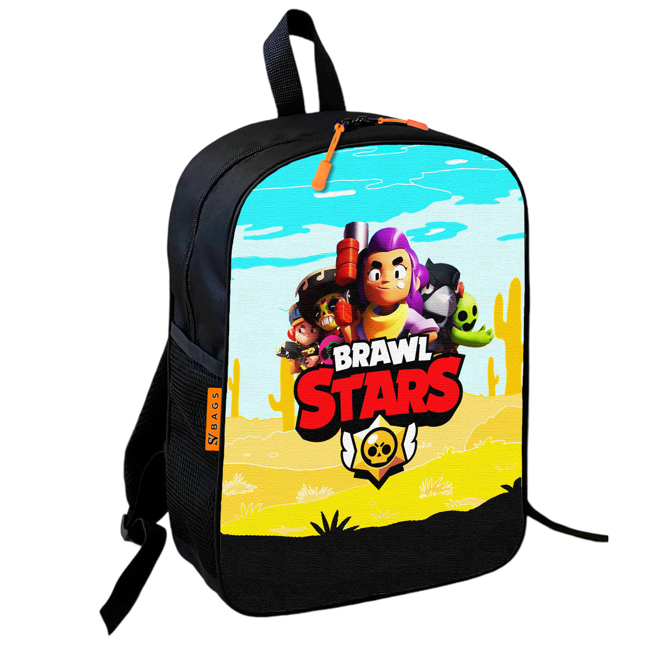 Дитячий шкільний рюкзак Brawl Stars 36х27х13 см, водонепроникний, різнокольоровий