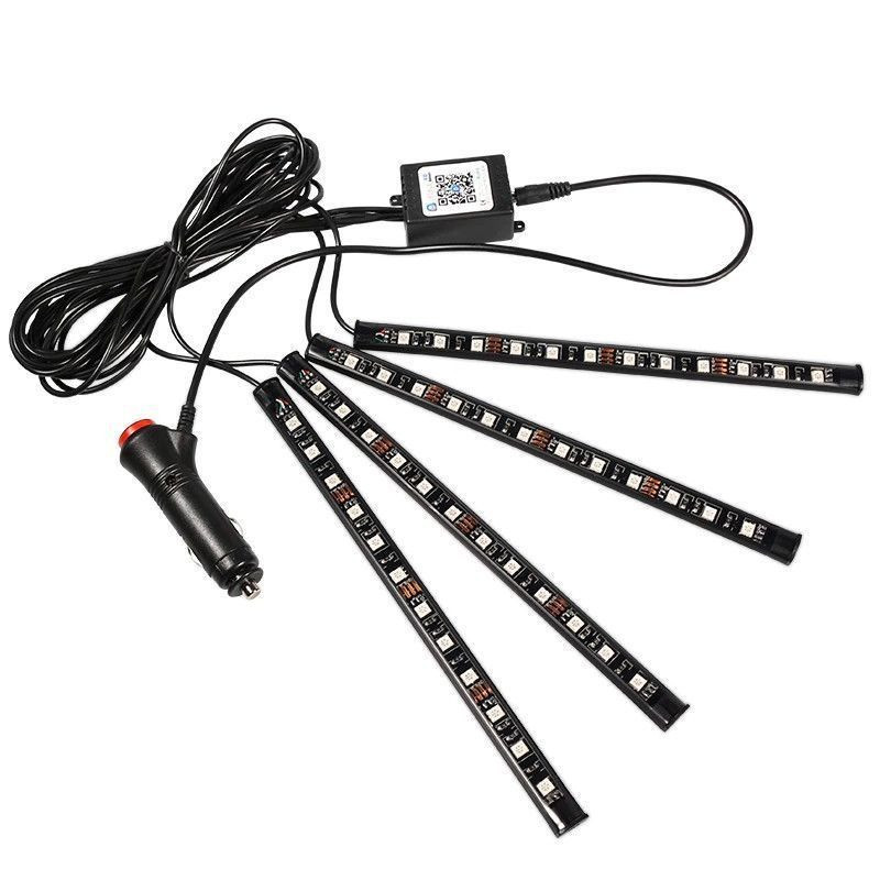 Подсветка в авто с пультом и светомузыкой LED RGB Automobile Atmosphere Lamp 8097 CNV