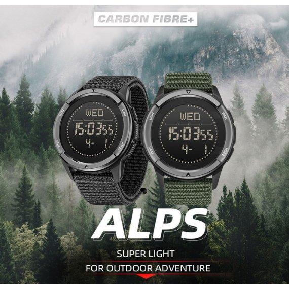Мужские наручные тактические часы North Edge Alps с компасом Зеленый