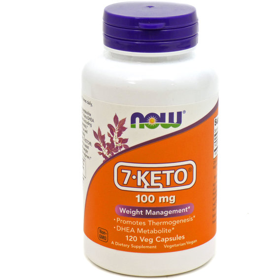 ДГЭА NOW Foods 7-Keto Weight Management 100 mg 120 Veg Caps