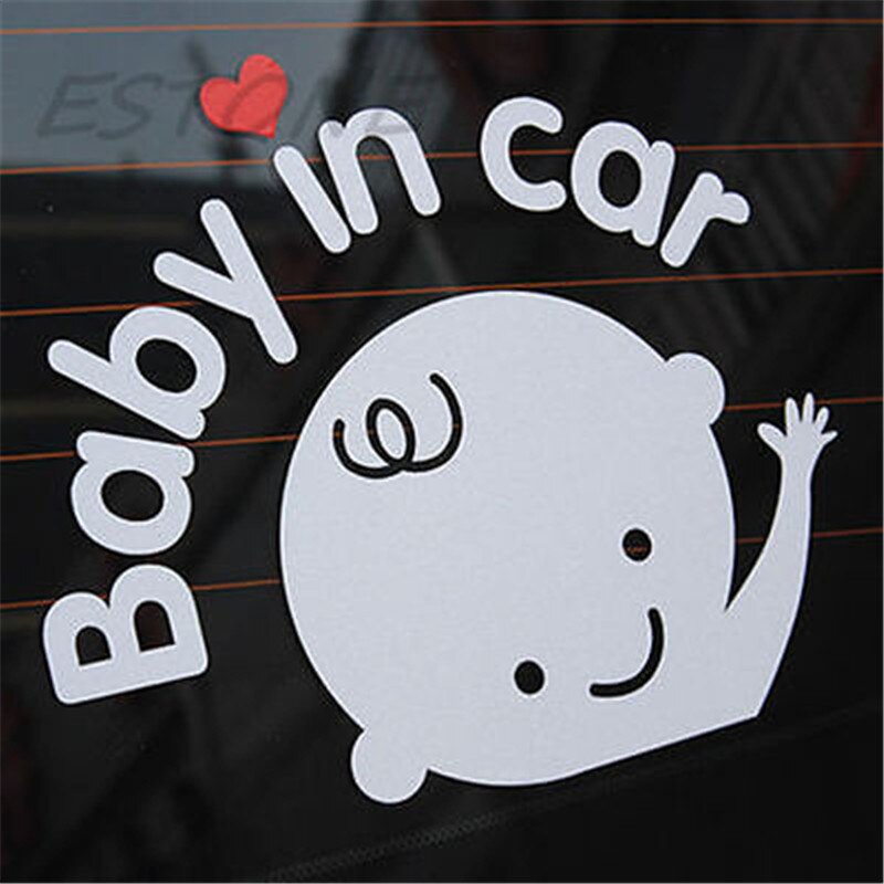 Наклейка в автомобиль Baby in car 3M BOY Белый