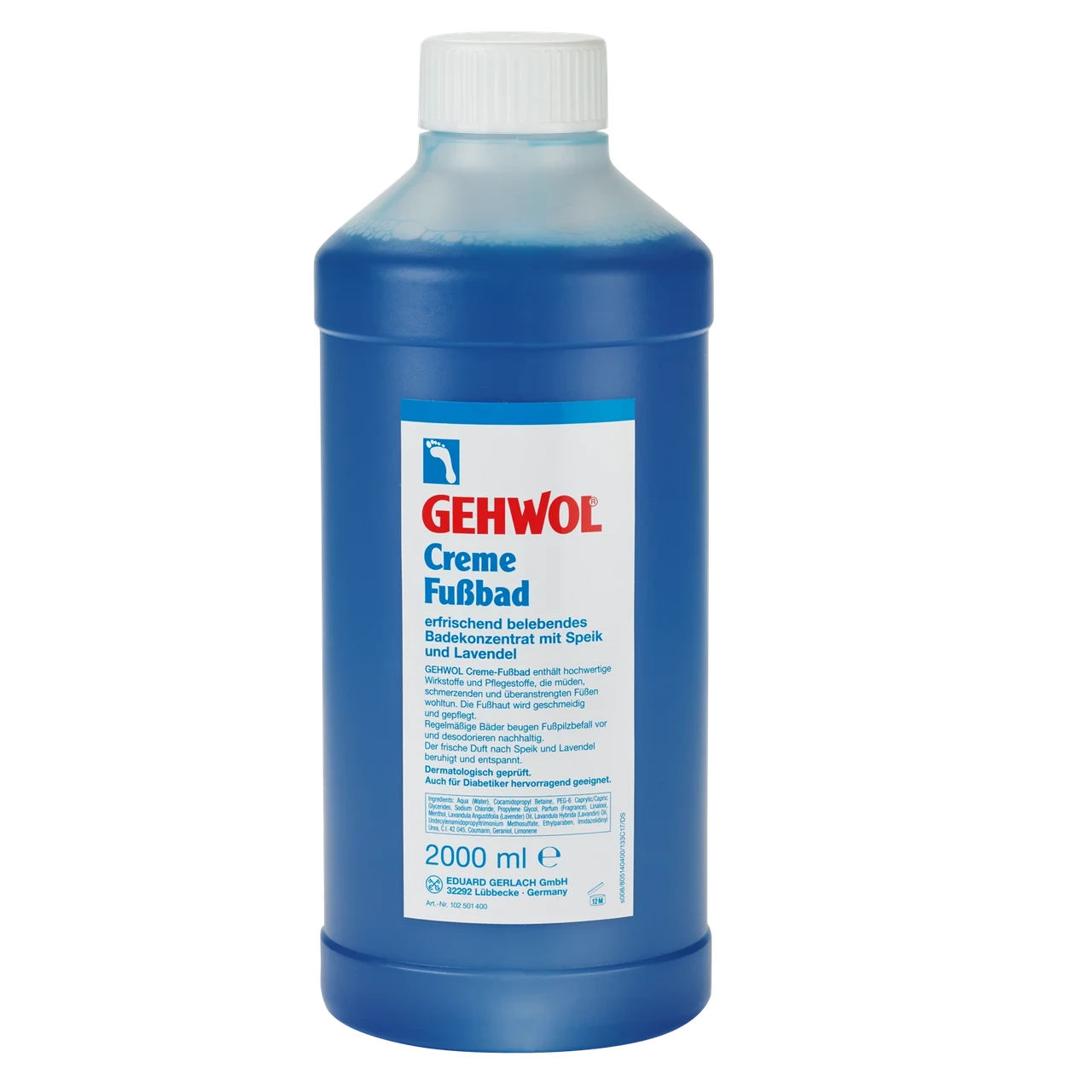 Крем-ванна для ног Gehwol Creme Fussbad Лаванда 2000 мл