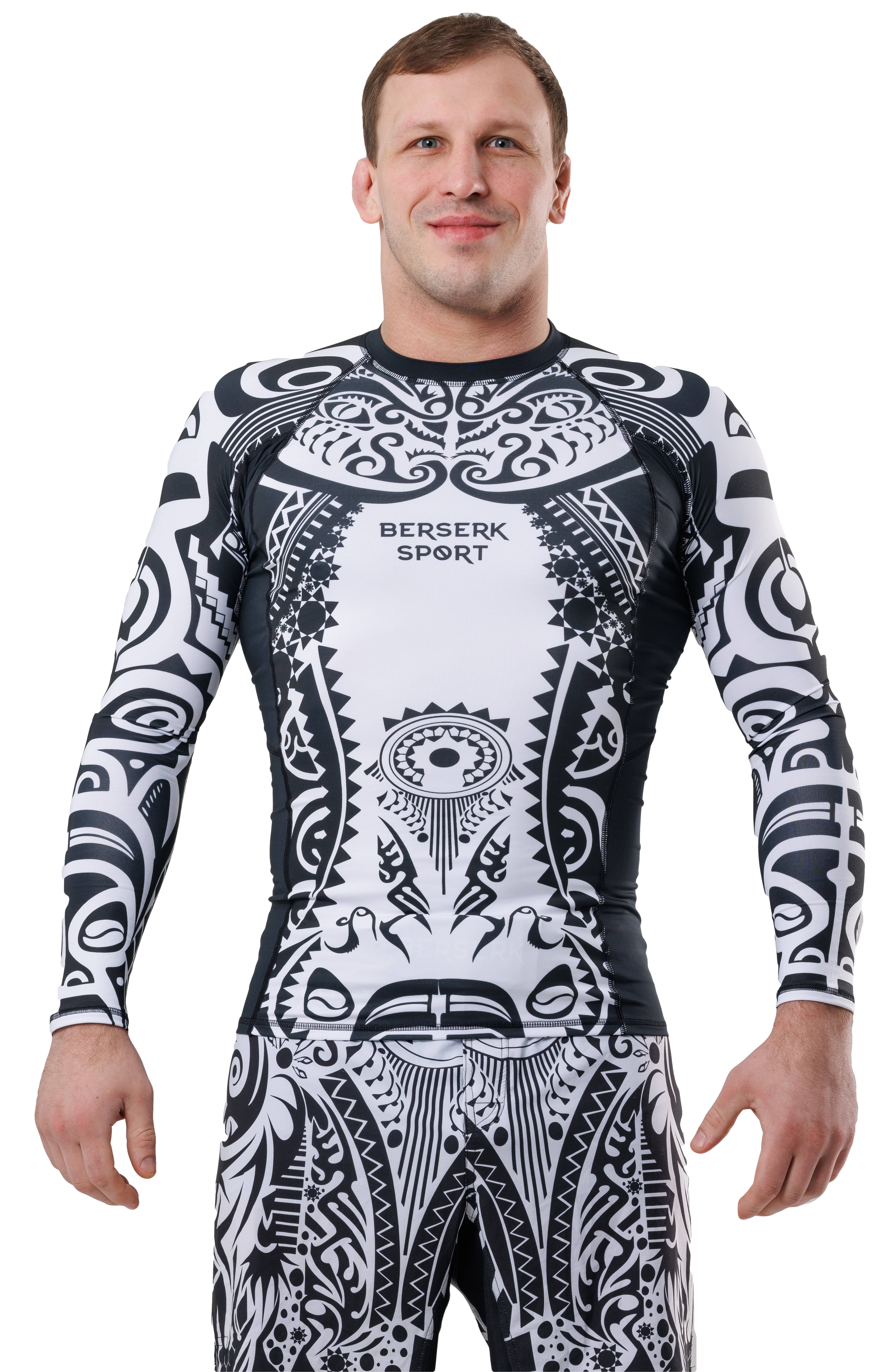 Рашгард Berserk Sport Polynesian Mask long sleeve L black (021947)