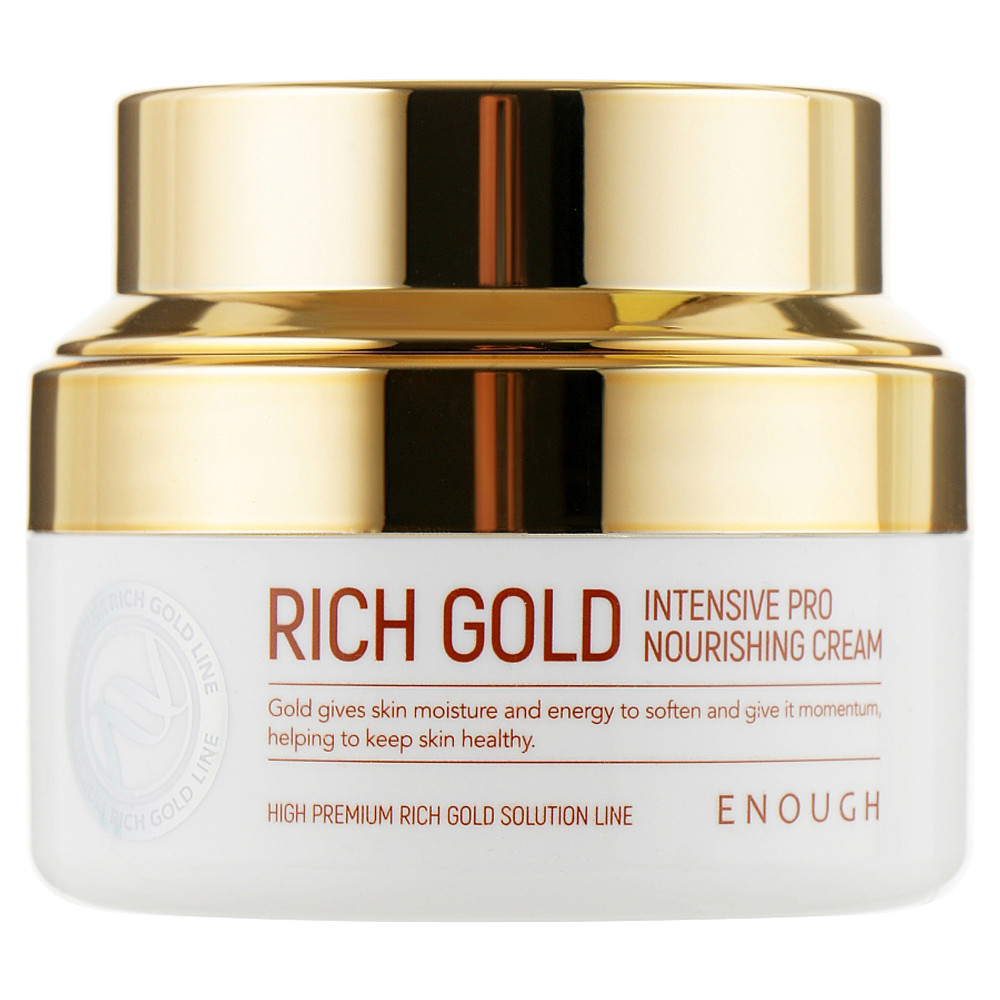 Питательный крем для лица с золотом Enough Rich Gold Intensive Pro Nourishing Cream 50 мл (8809438484961)
