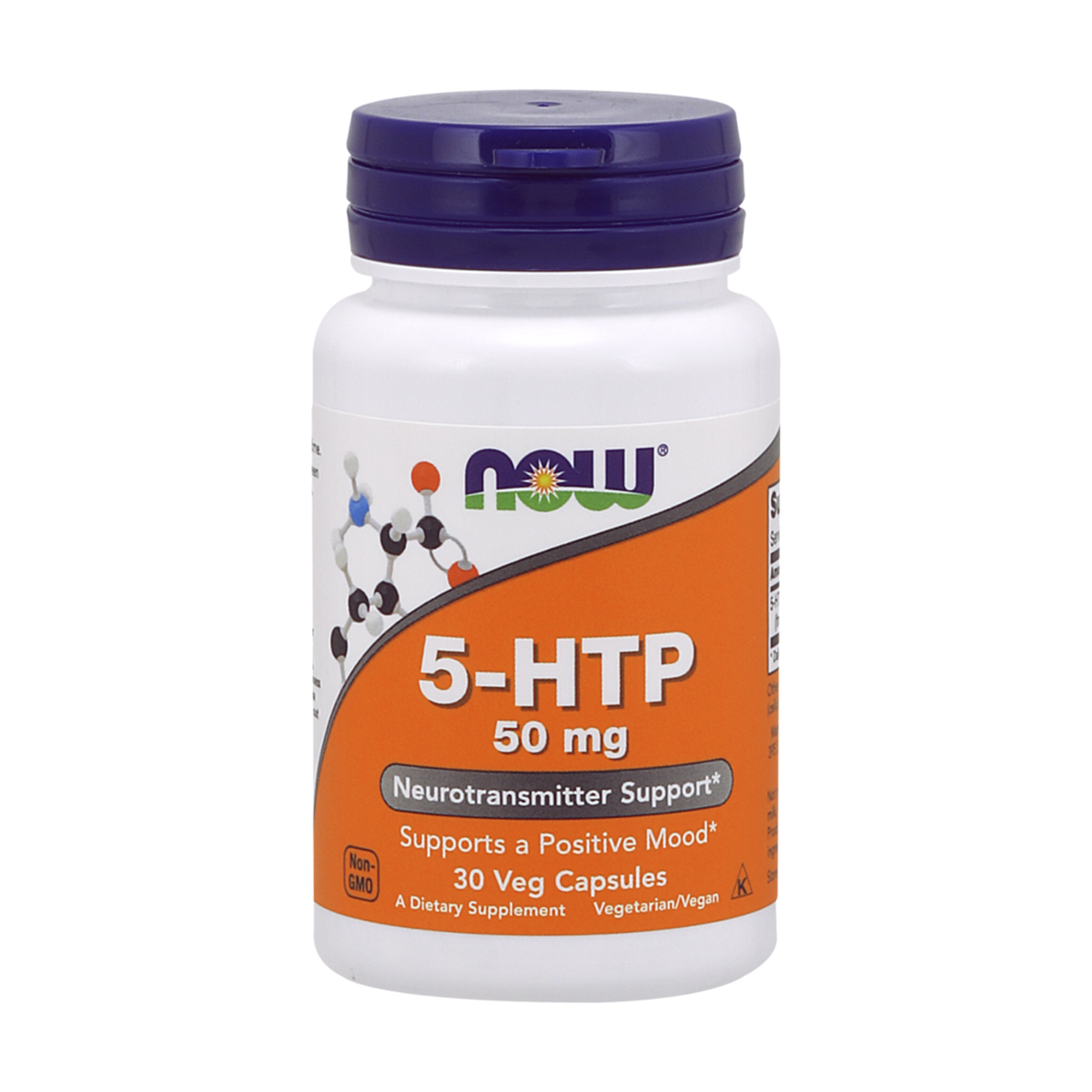 Гідрокситриптофан Now Foods 5-HTP 50 мг 30 вегетаріанських капсул