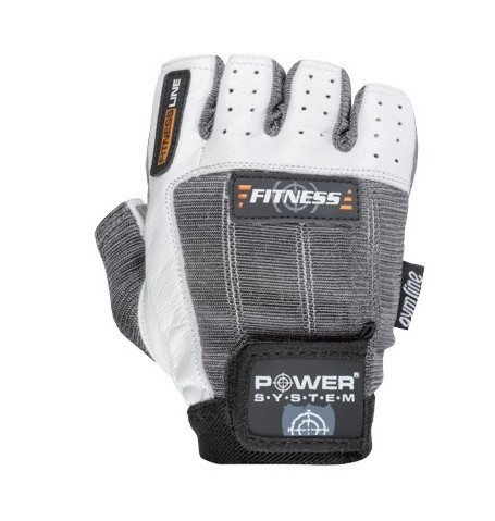 Рукавички для фітнесу та важкої атлетики Power System Fitness PS-2300 S Grey/White