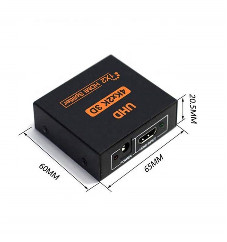 Активный HDMI разветвитель на 2 порта UHD, двунаправленный видео сплиттер, 4K, 2K, 3D, 1080Р