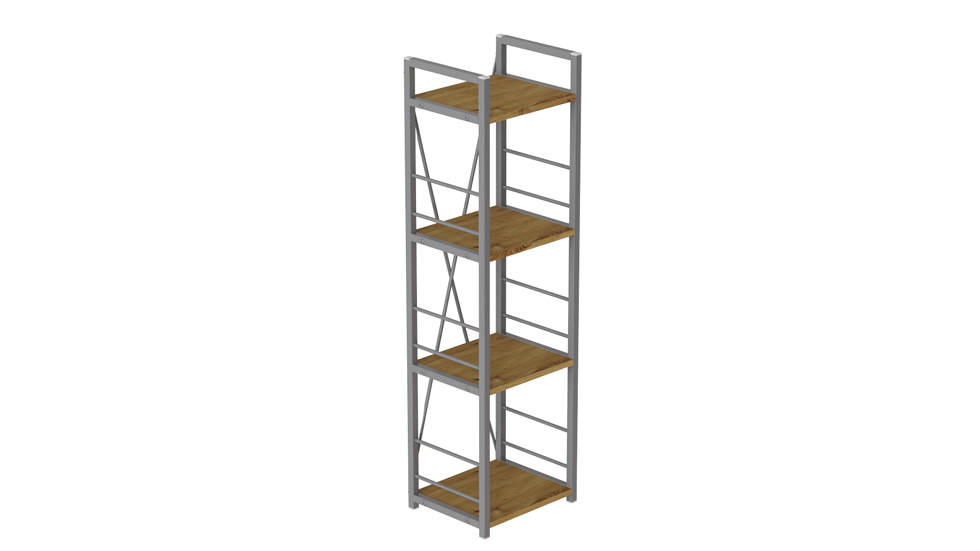 Етажерка Ferrum-decor Конект 120x34x28 см Дуб Артізан (XK00249)