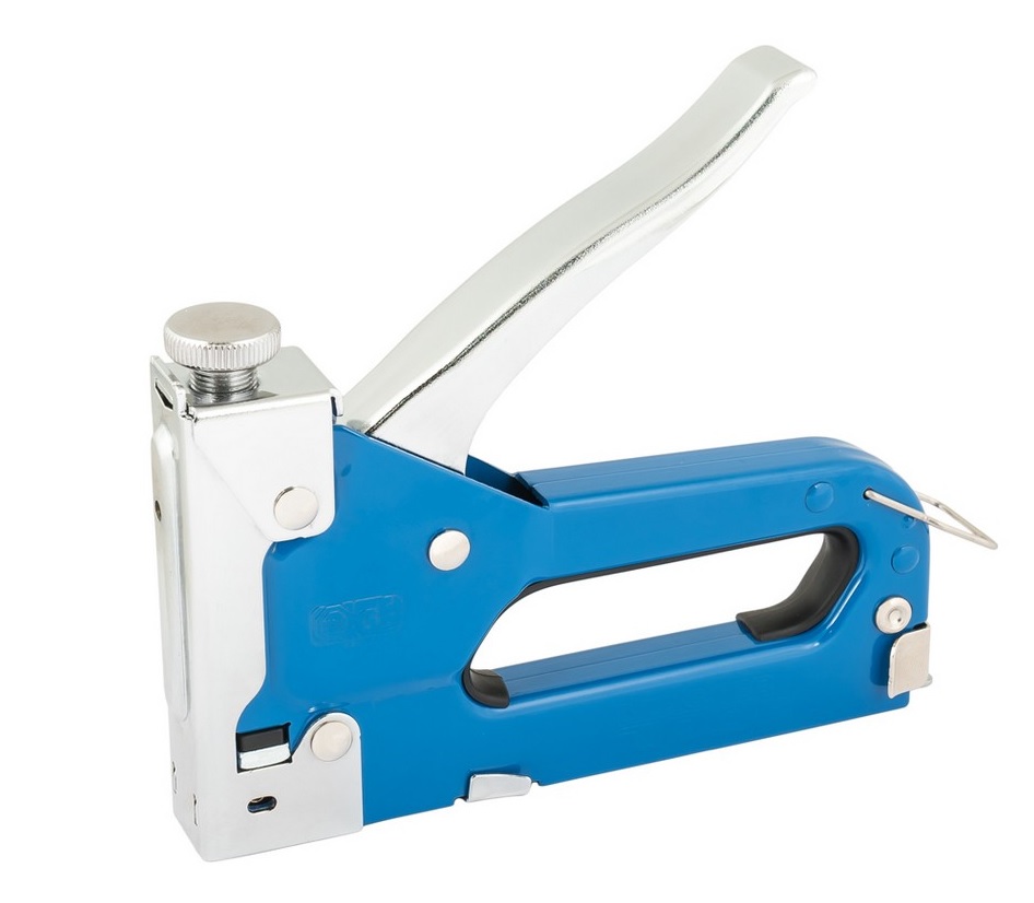 Степлер пружинный MASTERTOOL скоба R53 4-14 мм Blue (41-0905)