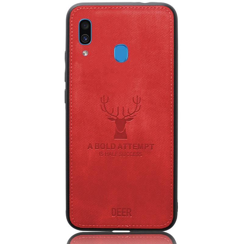 Чехол Deer Case для Samsung Galaxy A20 / A30 / M10s Red
