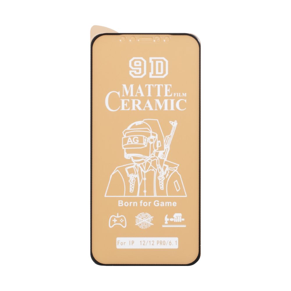 Плівка керамічна матова Film Ceramic Apple iPhone 12 / iPhone 12 Pro Чорний