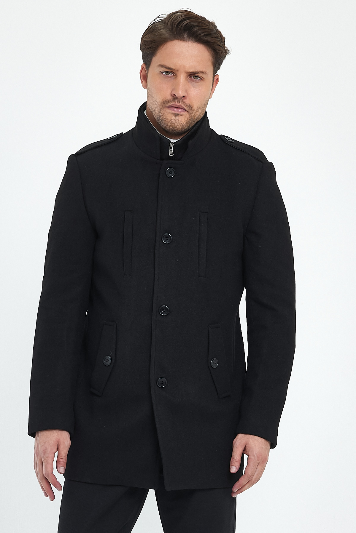 Пальто Trend Collection 9680 Черный 52 (63325)