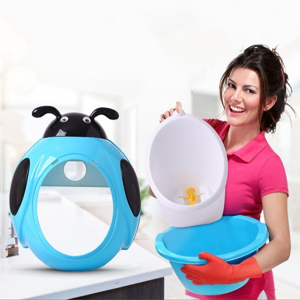 Детский настенный писсуар Божья Коровка Little bean BK738BL Голубой