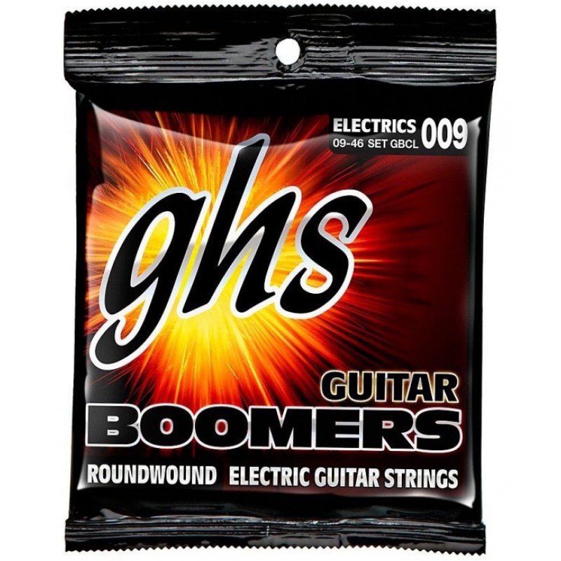 Струны для электрогитары GHS GBCL Boomers Custom Light Electric Guitar Strings 9/46