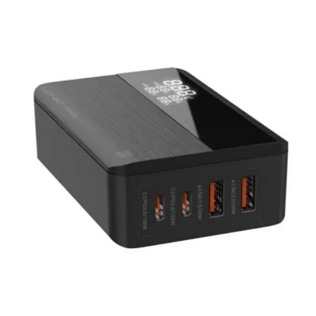 Сетевой адаптер LDNIO LED Display A4809C 2USB 2Type-C GaN PD100W QC3.0 Black