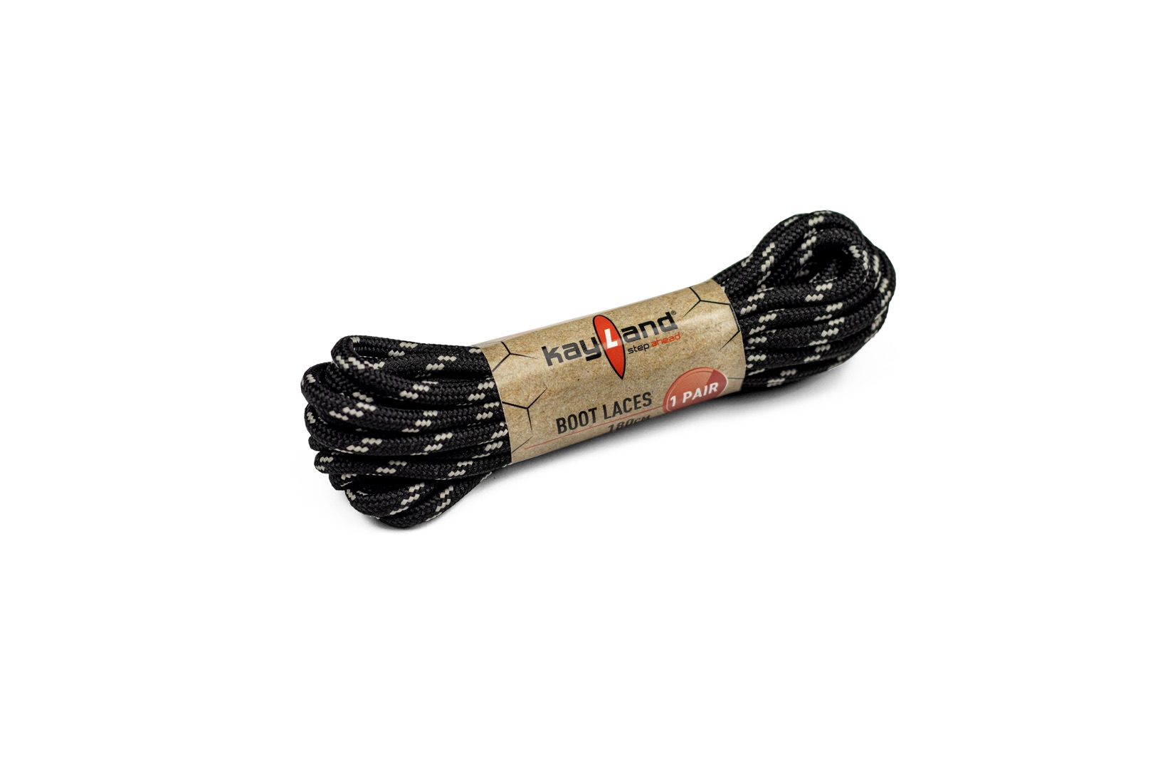 Шнурки Kayland Lace 180 см Black (KAY-SHN-180-BW)
