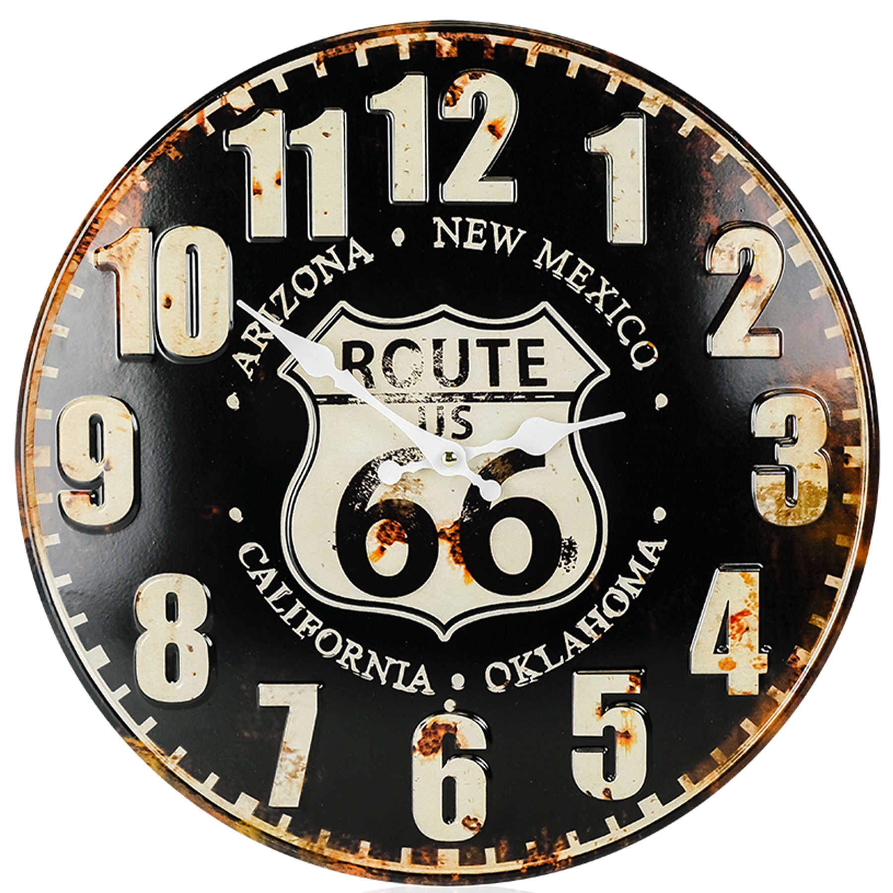 Часы настенные Technoline WT5010 Route 66 Черный