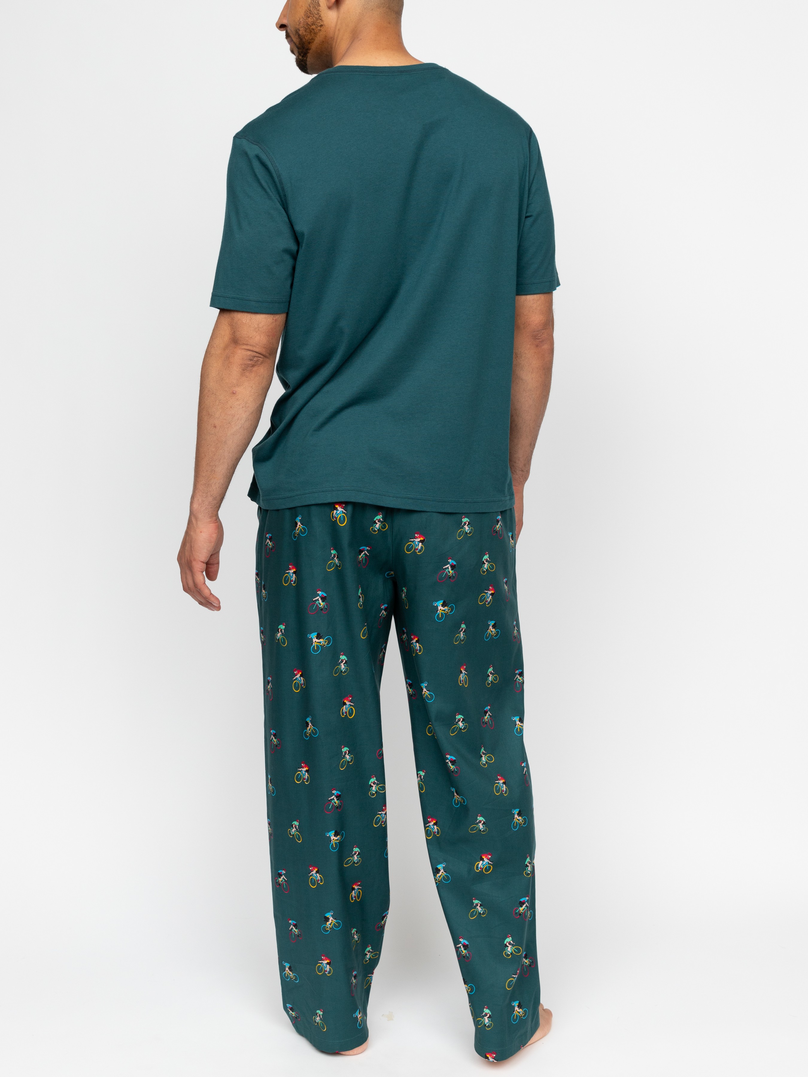 Пижама мужская Cyberjammies Theo 3105-3103 S Зеленый (5051877573680)