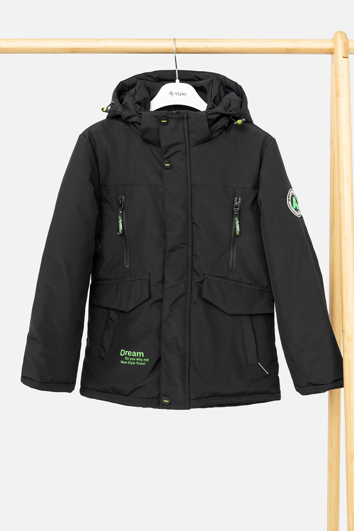Куртка для мальчика Harmony Baby 116 Черный ЦБ-00242861 (SKT000965751)