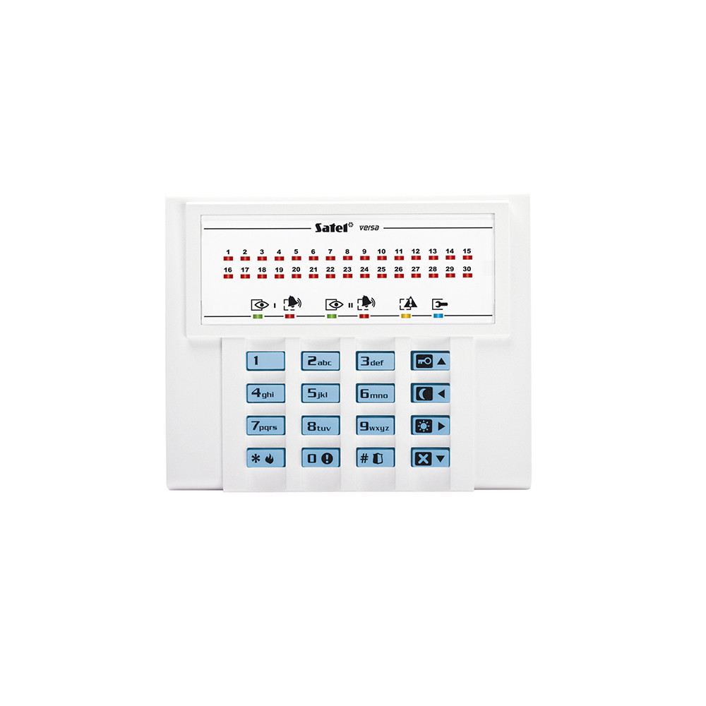 Проводная светодиодная клавиатура Satel VERSA-LED BL/GR