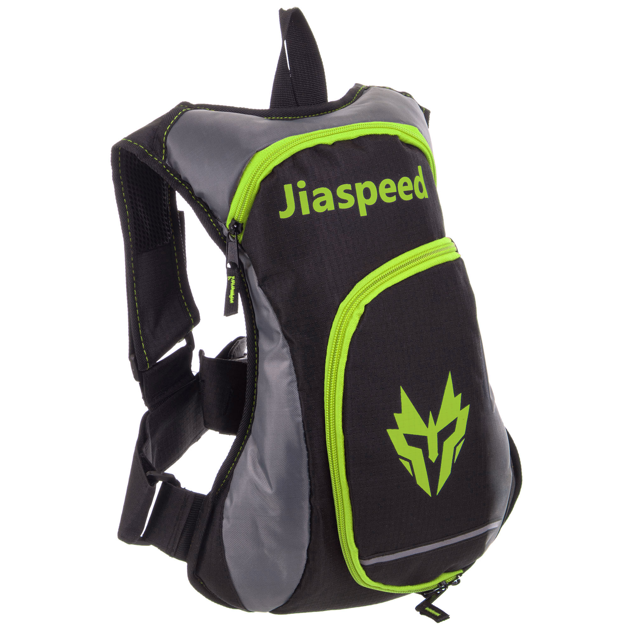Моторюкзак с питьевой системой JIASPEED M-3189 36х27х5см Черный-Салатовый