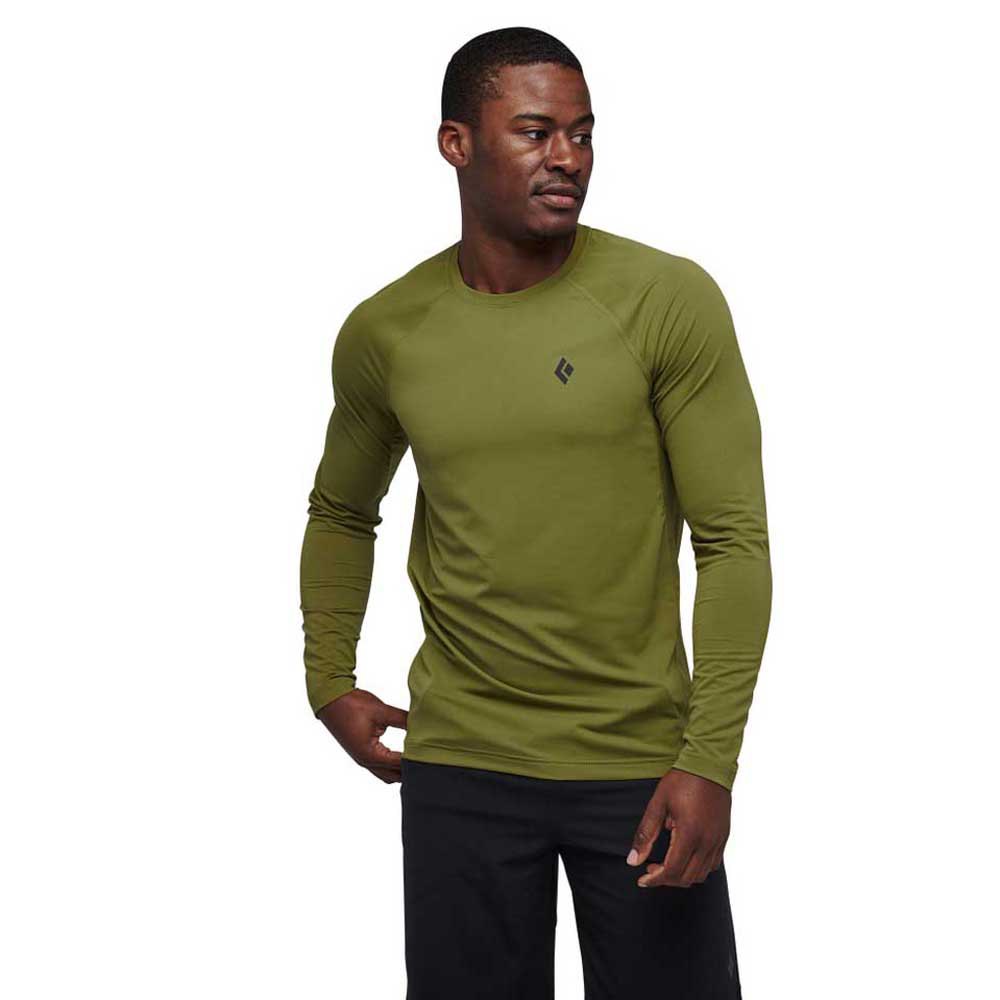 Футболка чоловіча Black Diamond M Alpenglow LS Crew XL Світлий хакі (BD 7520923010XLG1)