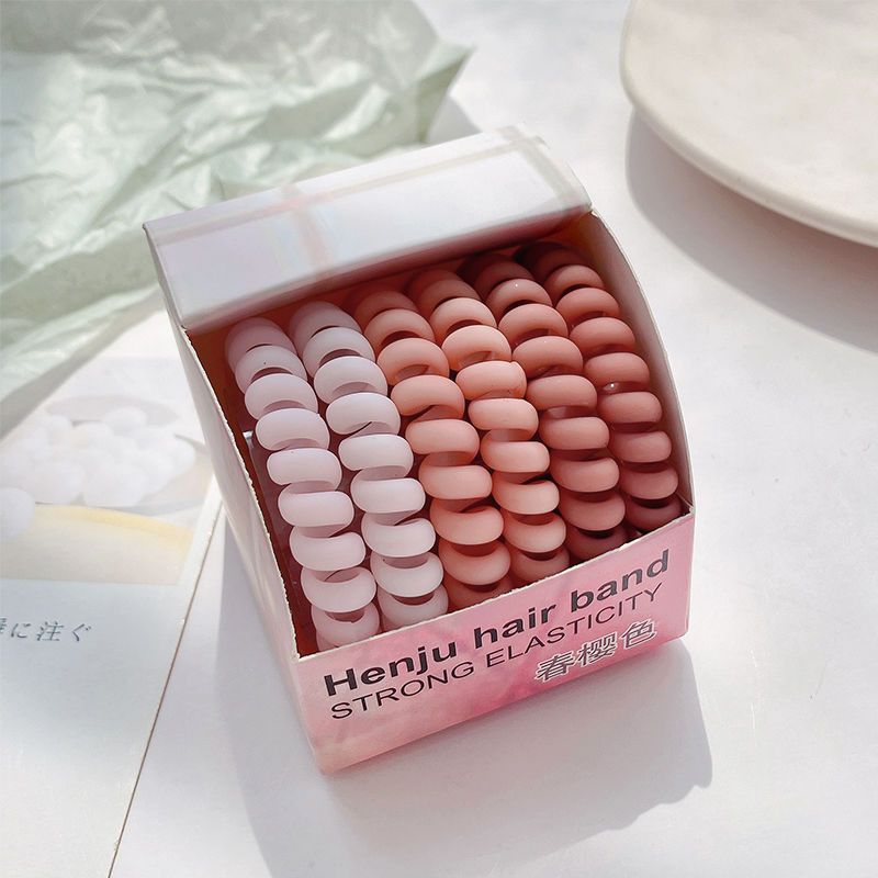 Набор резинок для волос ANbeauty 6 шт Pink (AN0103320)