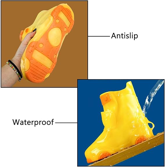 Бахилы детские на обувь Kidigo H003 XL 32-33 Yellow (17575-hbr)