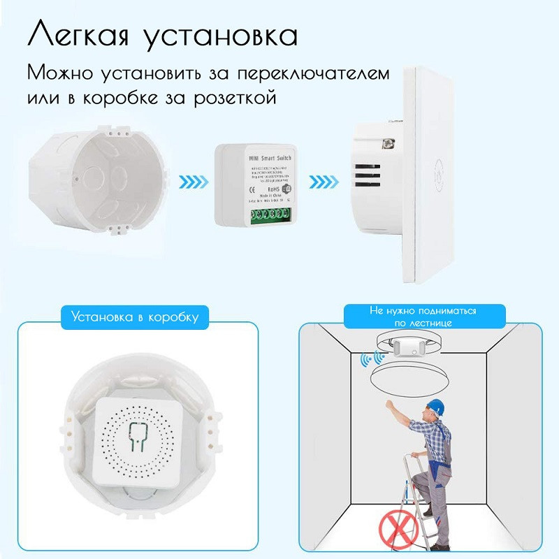 Міні Wifi реле бездротової вимикач з таймером Smart House 16A сумісна з Туя Алекса Google асистентами