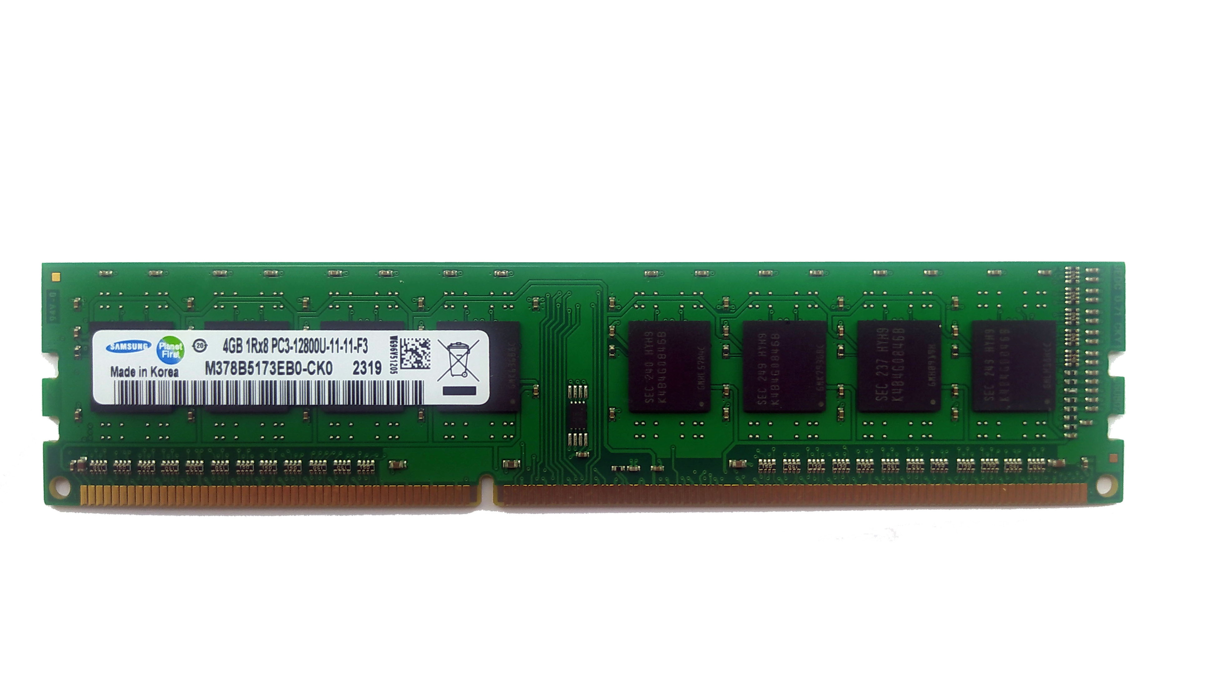 Оперативна пам'ять Samsung 4 GB DDR3 1600 MHz (M378B5173EB0-CK0)