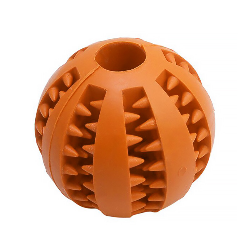 Іграшка-м'яч гумова для собак Pipitao 026631 Помаранчевий