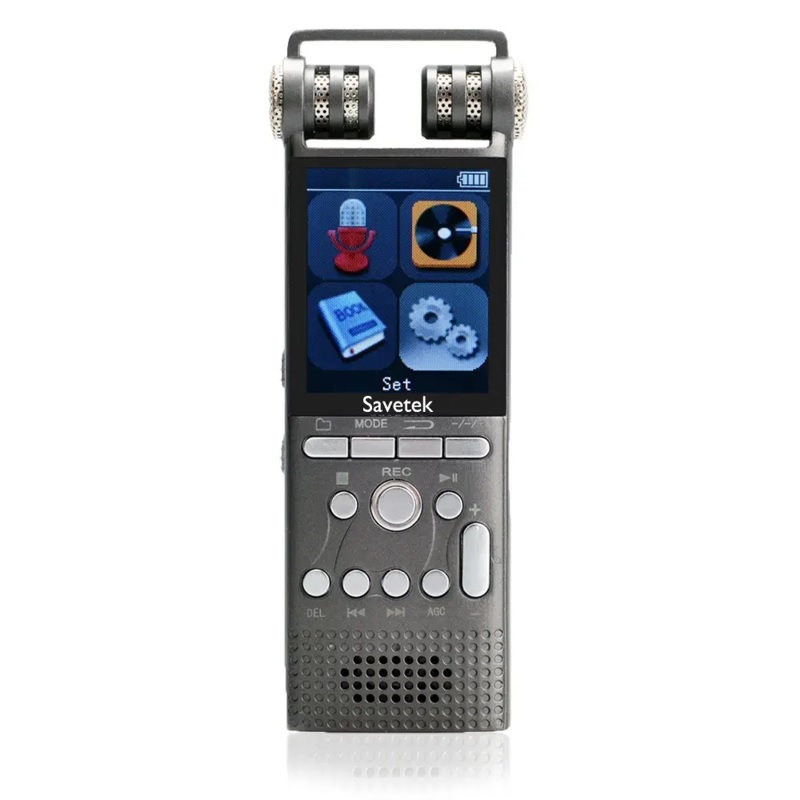 Профессиональный диктофон цифровой с линейным входом Savetek GS-R06 32 Гб (100894)
