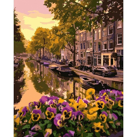 Картина за номерами Ідейка "Амстердам" 40х50см KHO3553