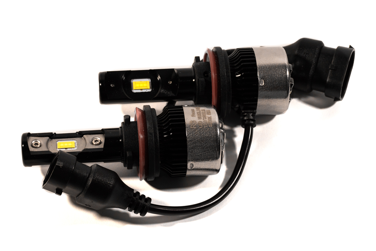 Комплект LED ламп HeadLight FocusV H11 (PGJ19-2) 40W 12V з активним охолодженням