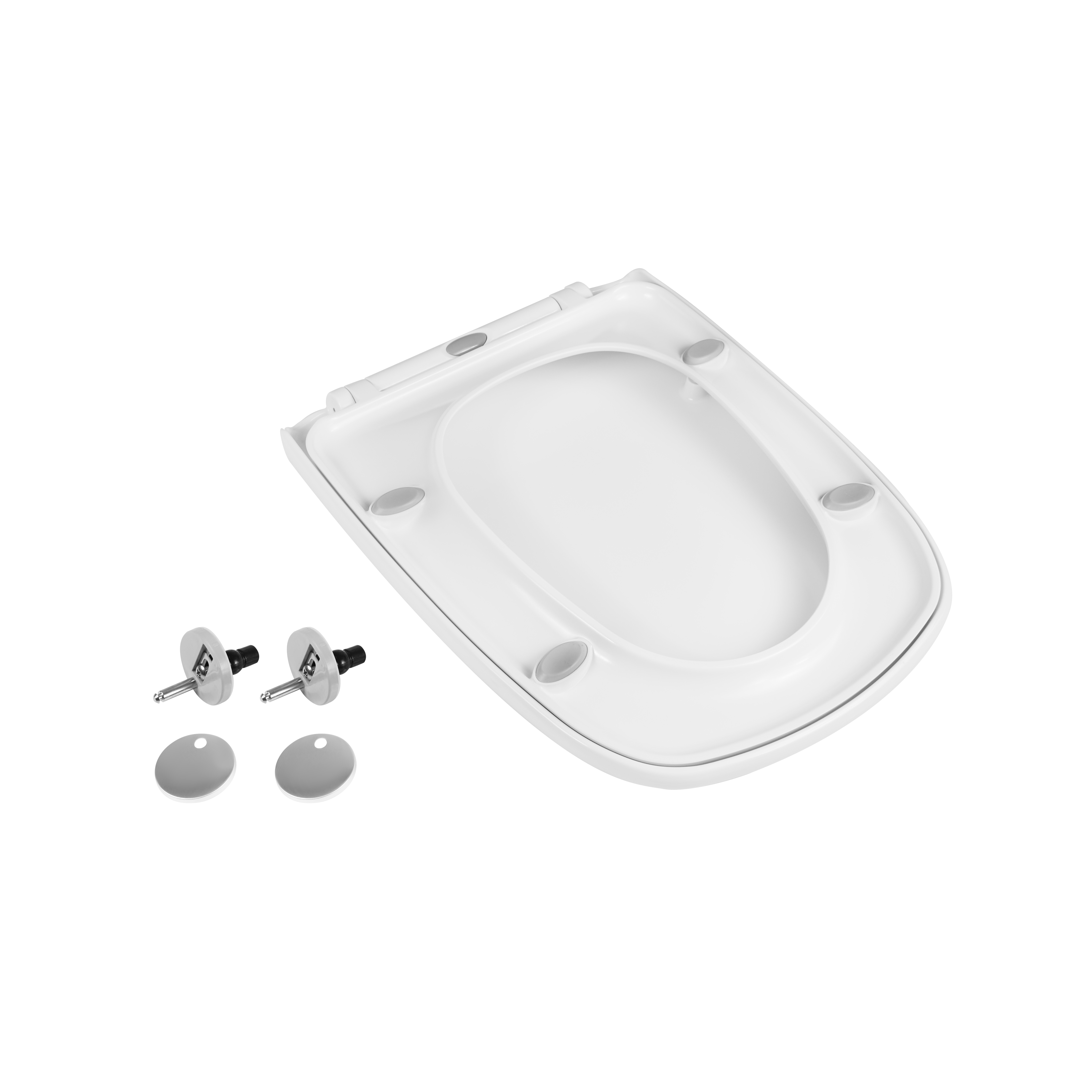 Сиденье Для Унитаза Qtap Gemini С Микролифтом Slim Qt25992614Ew