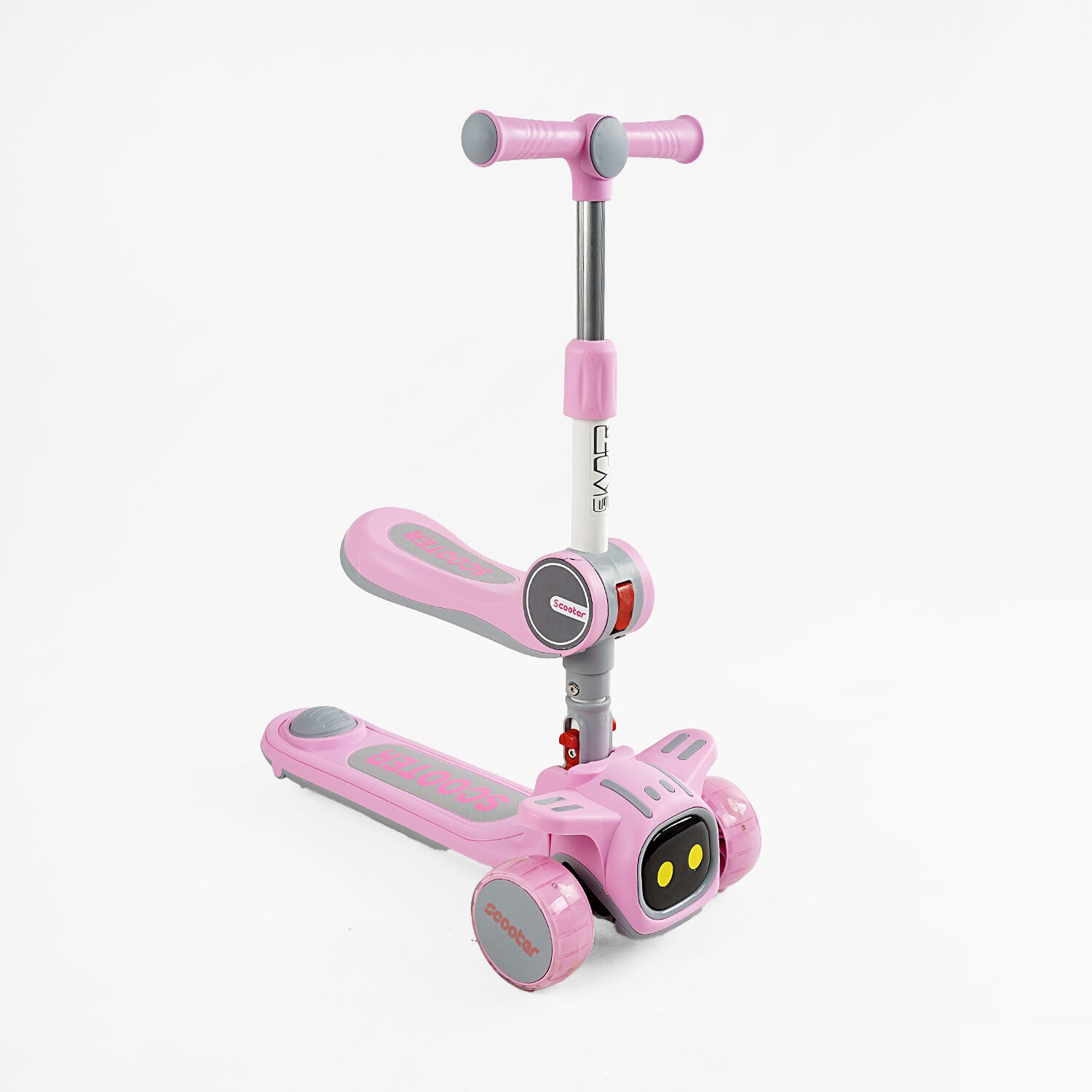 Самокат многофункциональный Skyper Scooter 5в1 Розово-серый (169303)