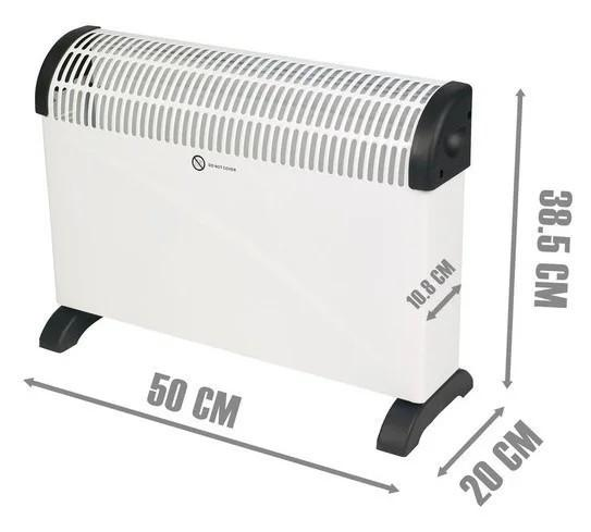 Электрообогреватель Domotec Heater MS-5904 2000 Вт Белый (1894450025)