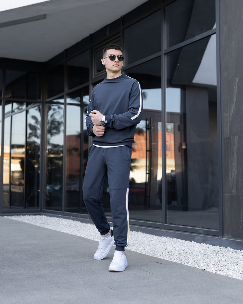 Спортивный костюм мужской Pobedov Black moon 384272 XXL Темно-серый (00000008553)