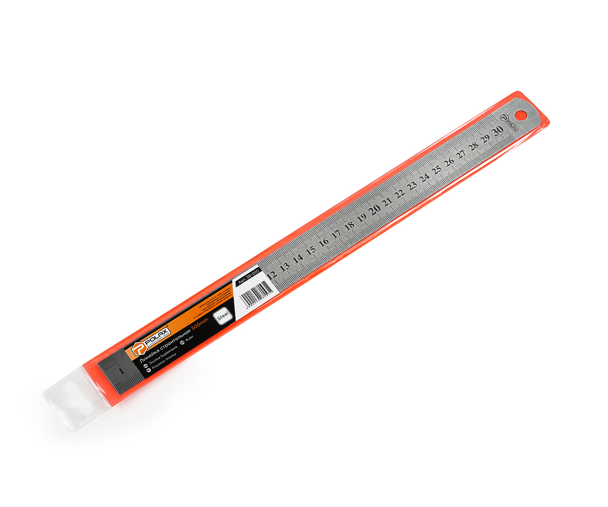 Линейка металлическая Polax 30 см (38-010)