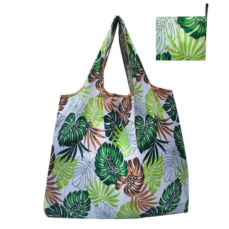 Сумка-шопер складана водонепроникна Nano Bag 40x40 cm 079 Сіра з принтом