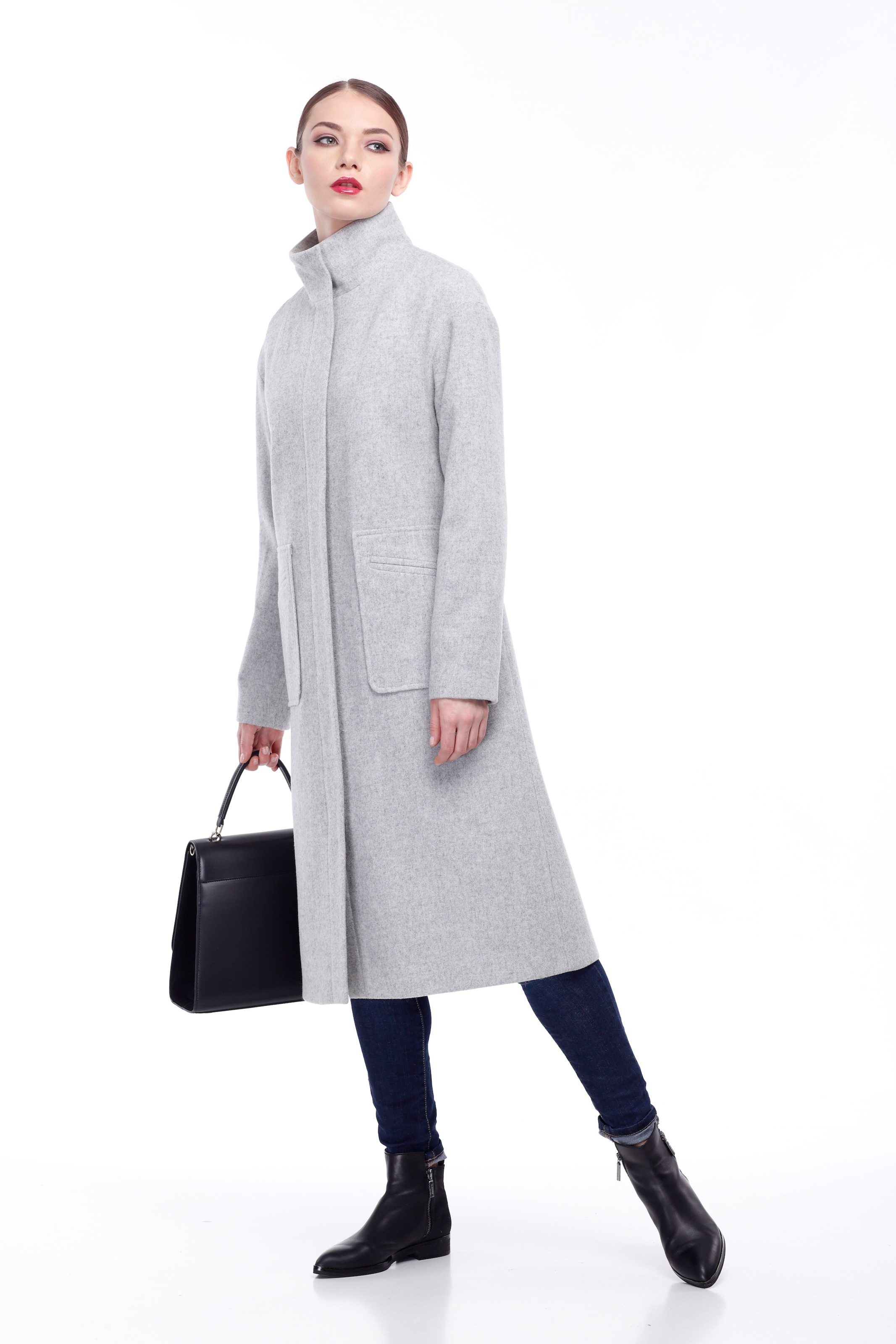 Женское пальто ORIGA Iris 230457 50/XL Серый (1030)